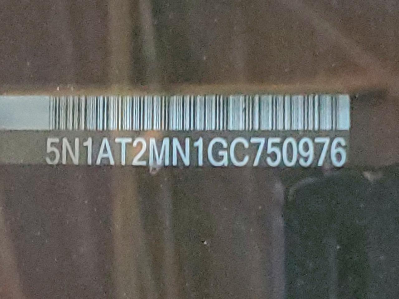 2016 Nissan Rogue S VIN: 5N1AT2MN1GC750976 Lot: 94414815