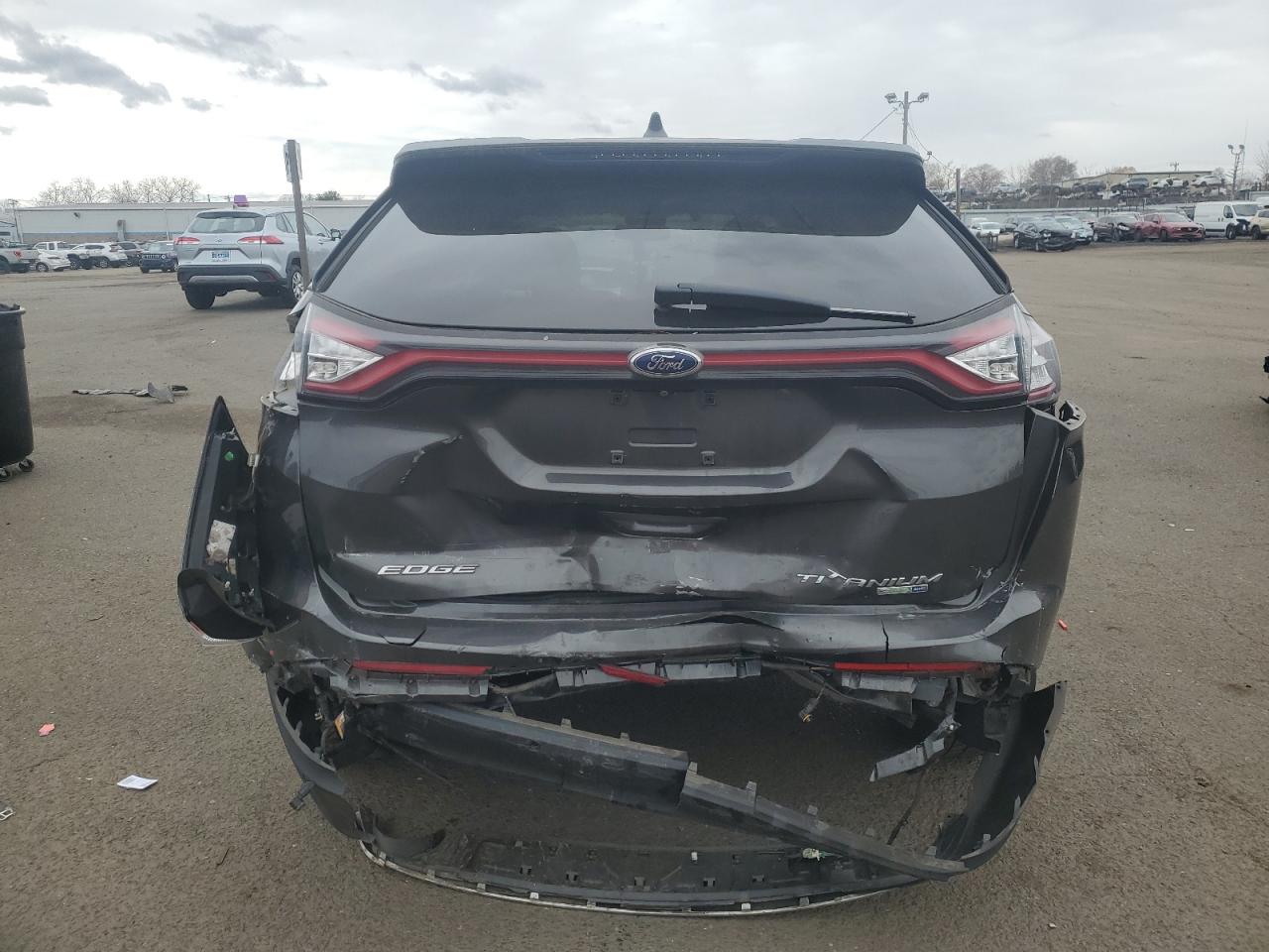 2015 Ford Edge Titanium VIN: 2FMTK4K93FBB43635 Lot: 92564235