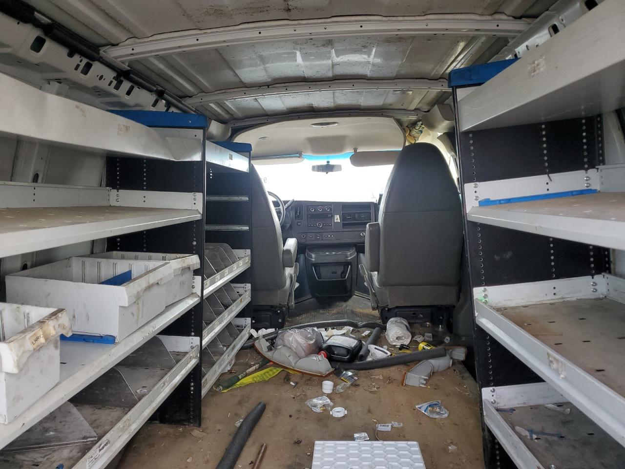 2013 Chevrolet Express Delivery Van VIN: 1GCWGFFA0D1117814 Lot: 91435725