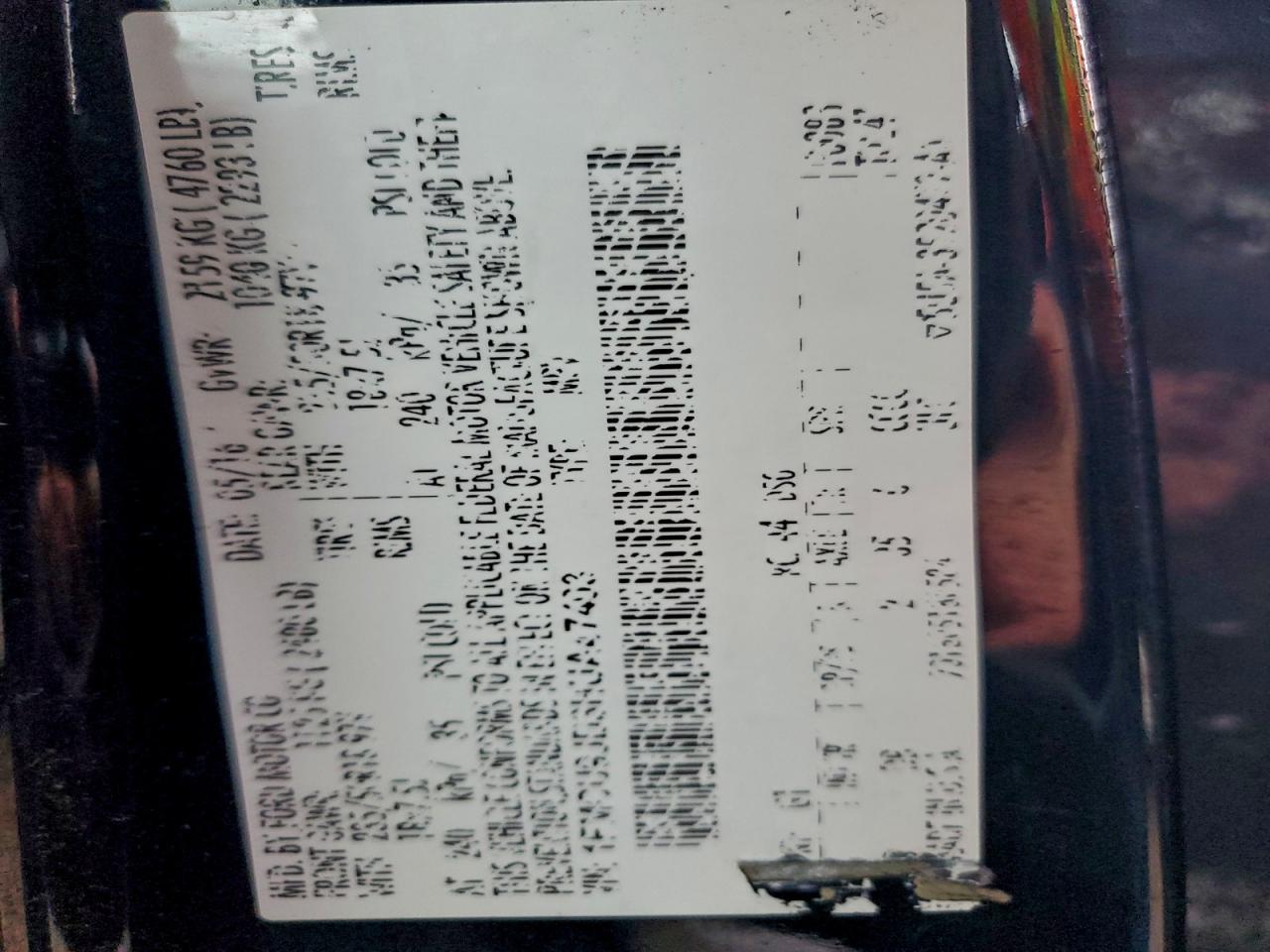 2017 Ford Escape Titanium VIN: 1FMCU9JD3HUA47403 Lot: 93480425