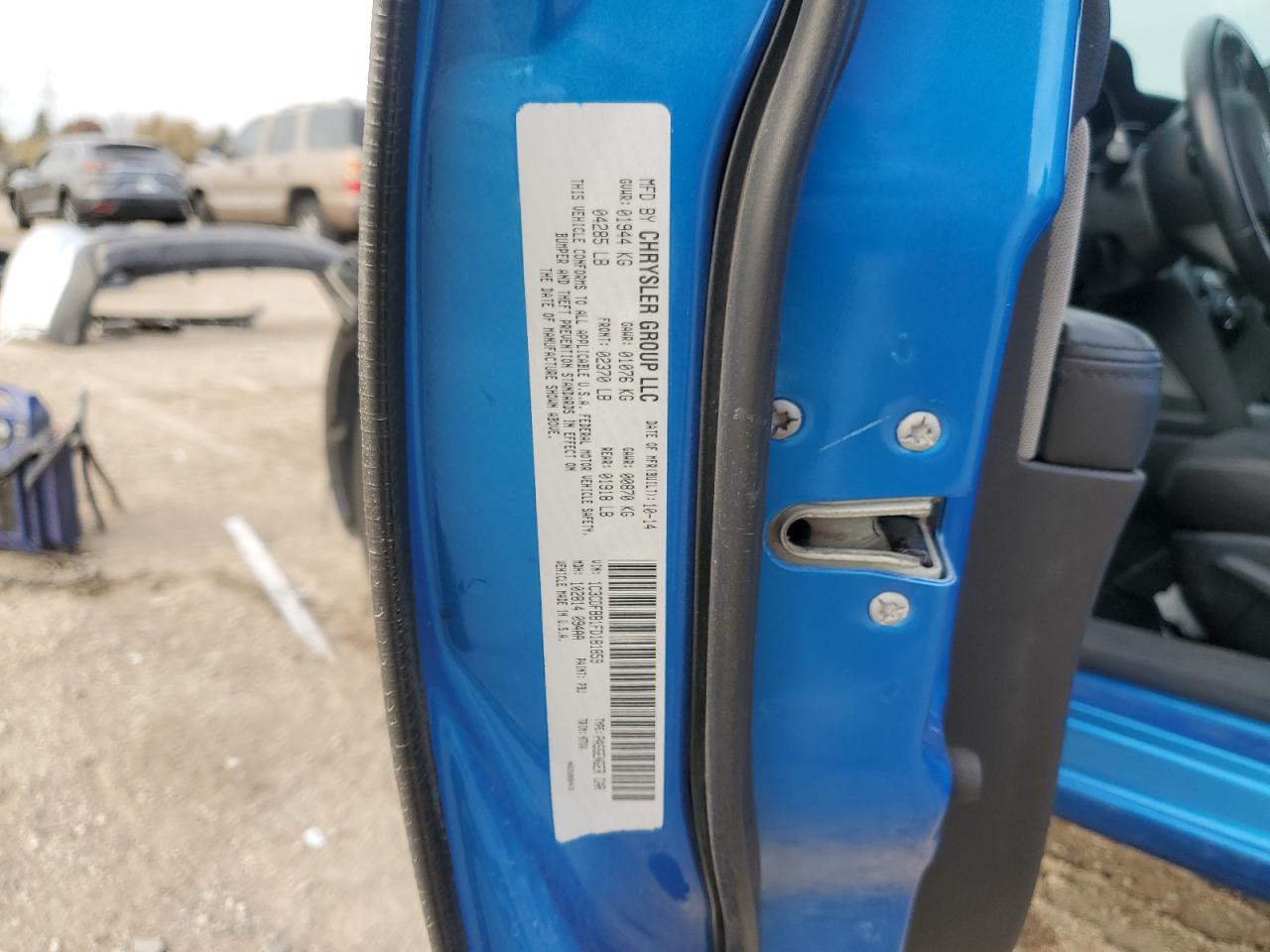 2015 Dodge Dart Sxt VIN: 1C3CDFBB1FD181859 Lot: 91931475