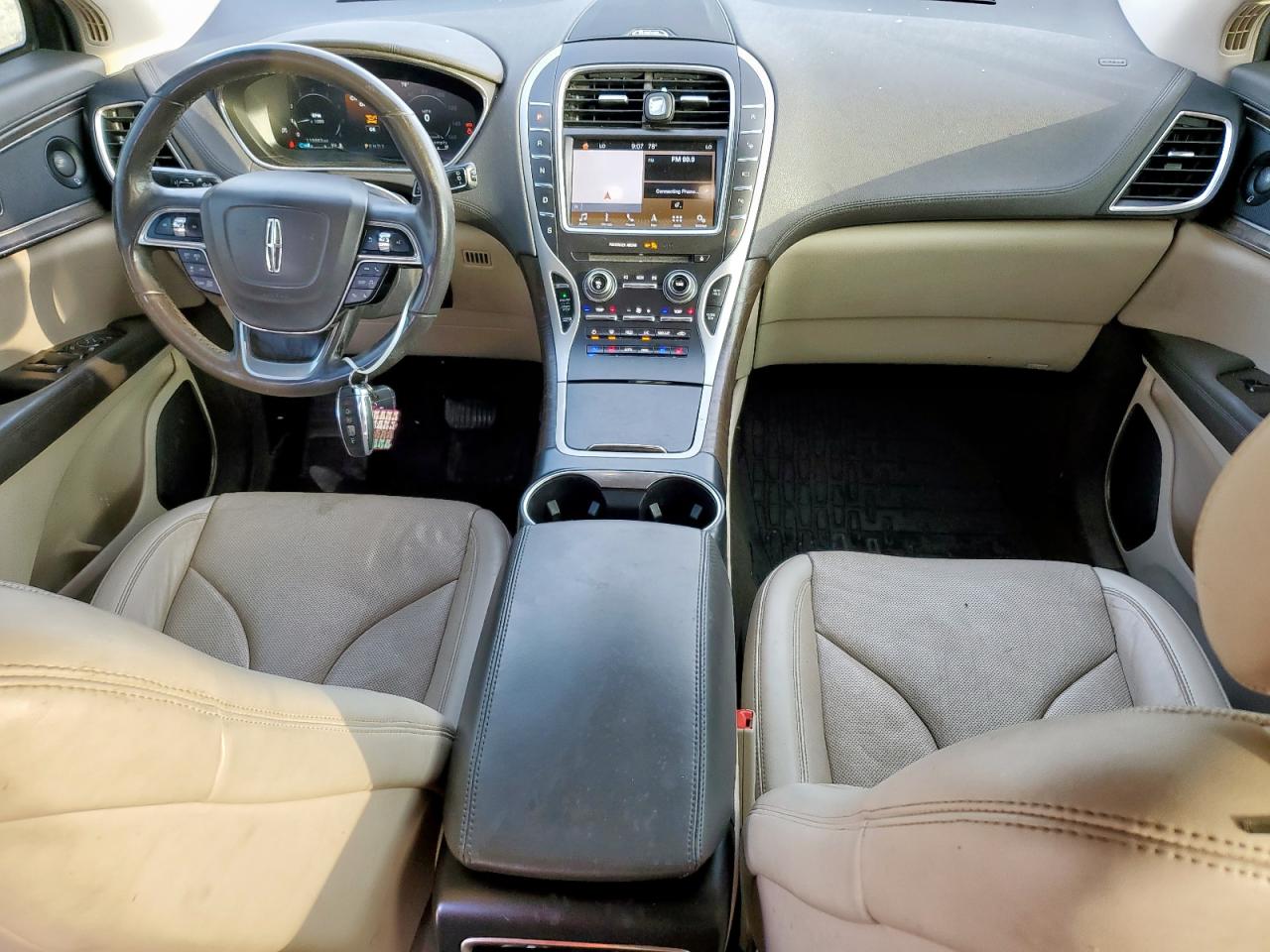 2019 Lincoln Nautilus Reserve VIN: 2LMPJ6L93KBL52368 Lot: 92736305