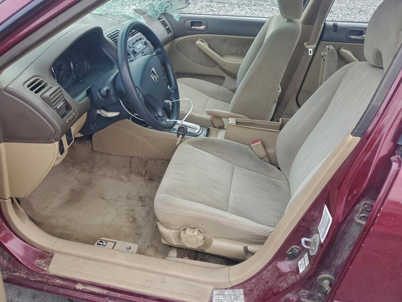 2003 Honda Civic Lx VIN: 2HGES16543H541563 Lot: 93341495