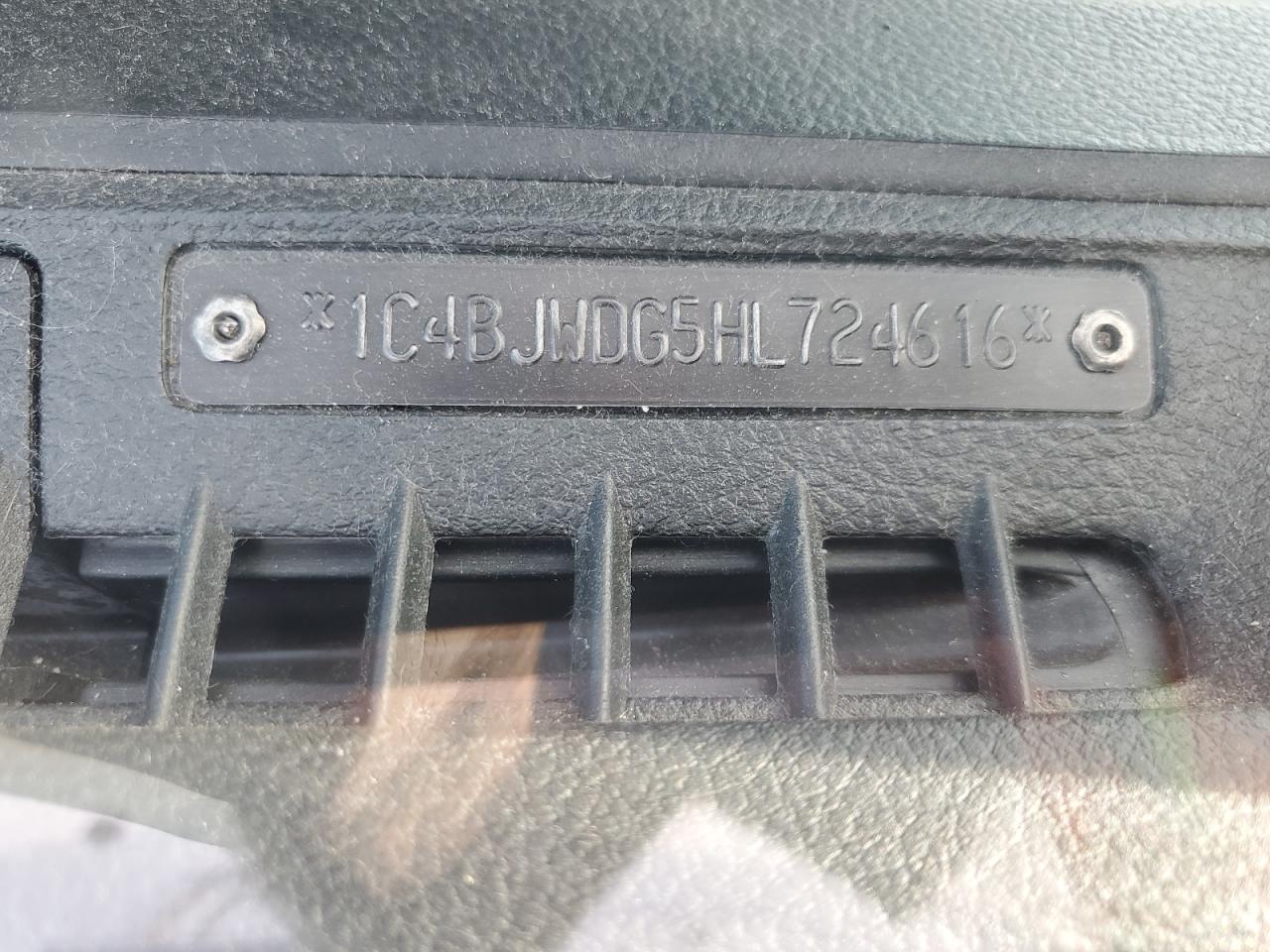 2017 Jeep Wrangler Unlimited Sport VIN: 1C4BJWDG5HL724616 Lot: 93336845