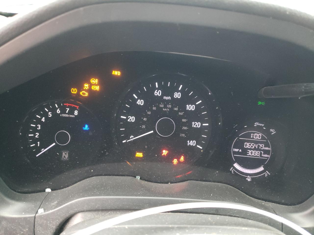 2019 Honda Hr-V Lx VIN: 3CZRU6H33KG718017 Lot: 91037305