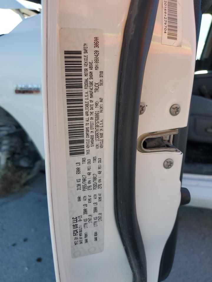 2015 Ram 1500 Ssv VIN: 1C6RR7XT8FS768061 Lot: 91721755