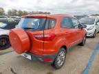2015 FORD ECOSPORT 1.0 ECOBOOST ZETEC 5DR for sale at Copart NEWBURY