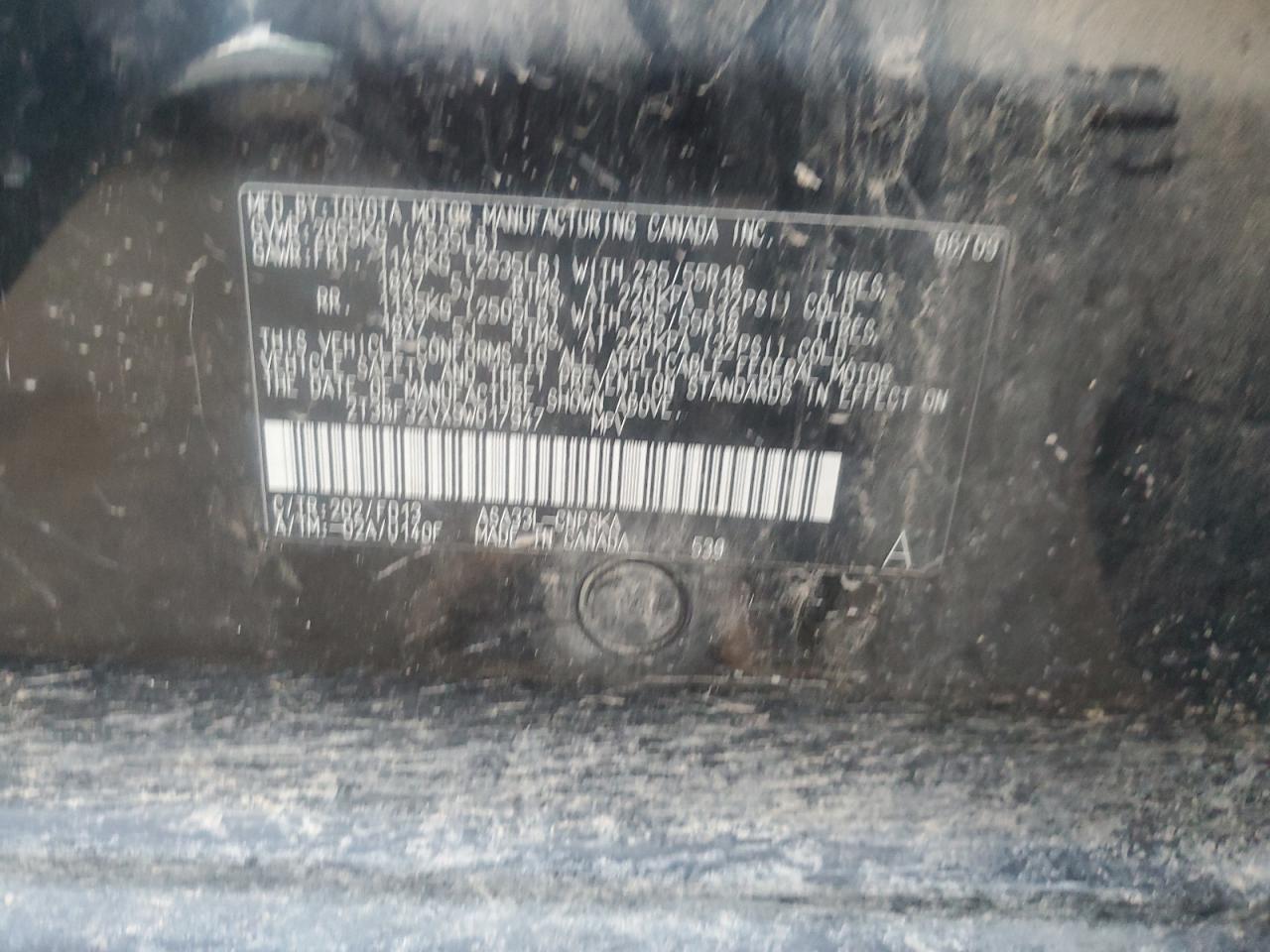 2009 Toyota Rav4 Sport VIN: 2T3BF32VX9W017947 Lot: 91910125