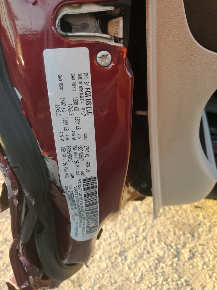 2017 Dodge Grand Caravan Sxt VIN: 2C4RDGCG4HR851734 Lot: 91590405