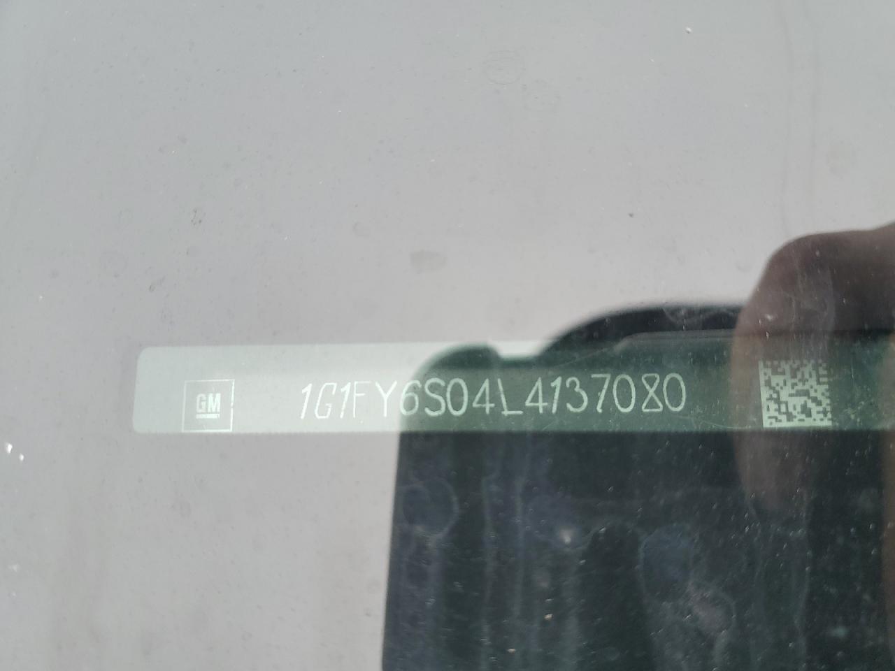 2020 Chevrolet Bolt Ev Lt VIN: 1G1FY6S04L4137080 Lot: 92722245