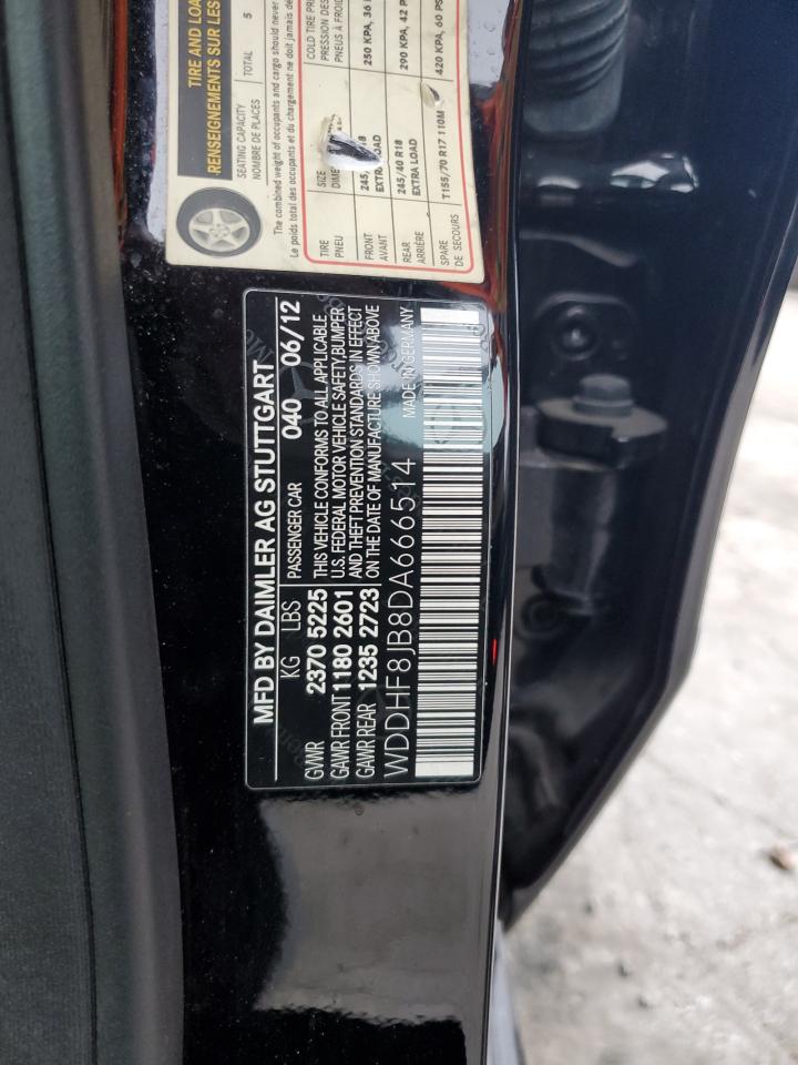 2013 Mercedes-Benz E 350 4Matic VIN: WDDHF8JB8DA666514 Lot: 93273835