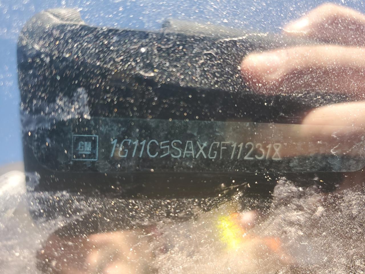 2016 Chevrolet Malibu Limited Lt VIN: 1G11C5SAXGF112318 Lot: 92698495