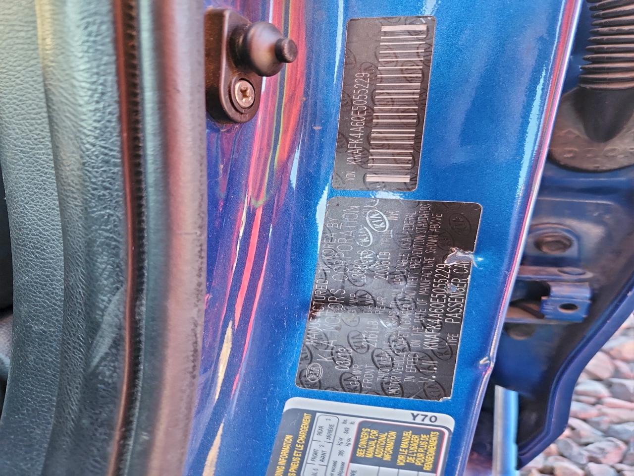 2014 Kia Forte Lx VIN: KNAFK4A60E5055229 Lot: 94043785