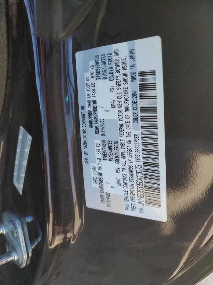 2005 Mazda Mx-5 Miata Base VIN: JM1NB353350413073 Lot: 92494565