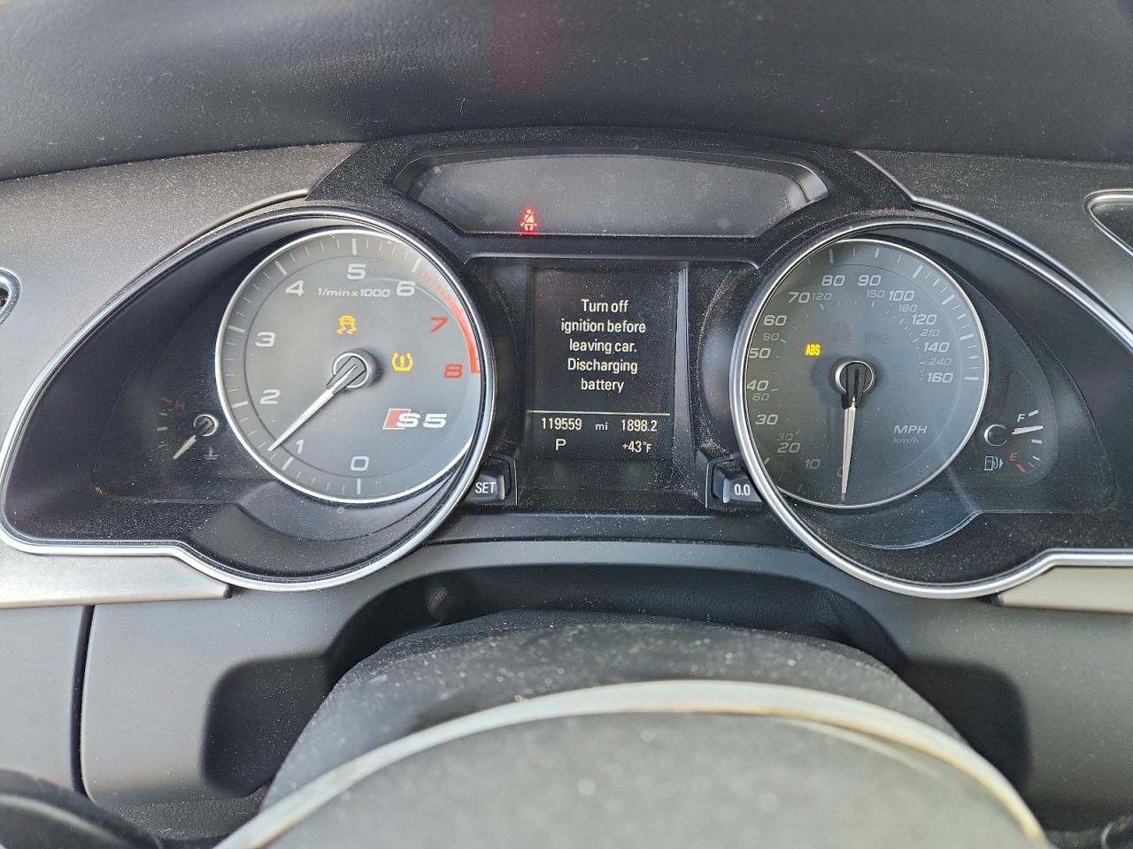 2013 Audi S5 Premium Plus VIN: WAUCGAFH3DN014198 Lot: 94481785