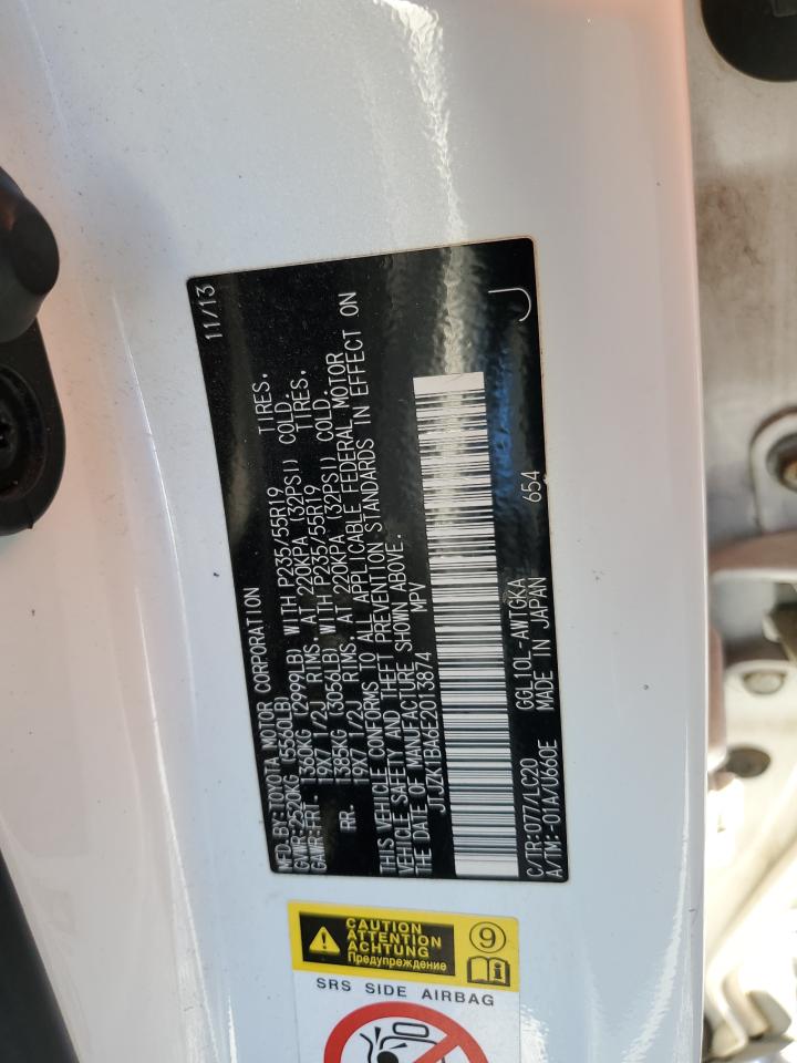 2014 Lexus Rx 350 VIN: JTJZK1BA6E2013874 Lot: 92409705