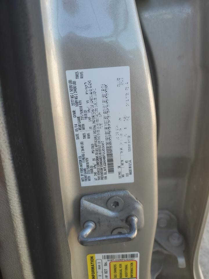 2015 Lincoln Mkc VIN: 5LMTJ2AH6FUJ03007 Lot: 93153175