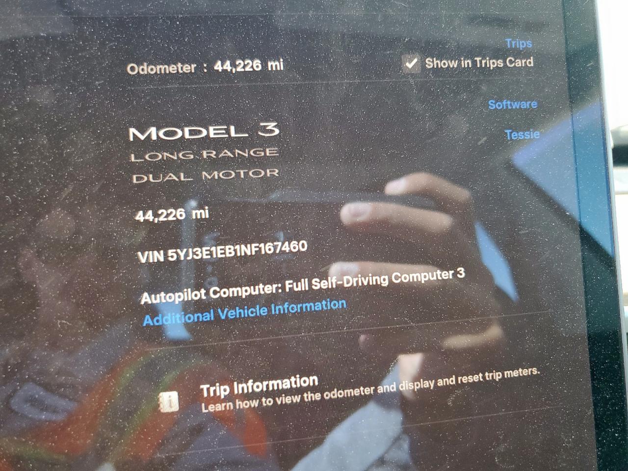 2022 Tesla Model 3 VIN: 5YJ3E1EB1NF167460 Lot: 91516225