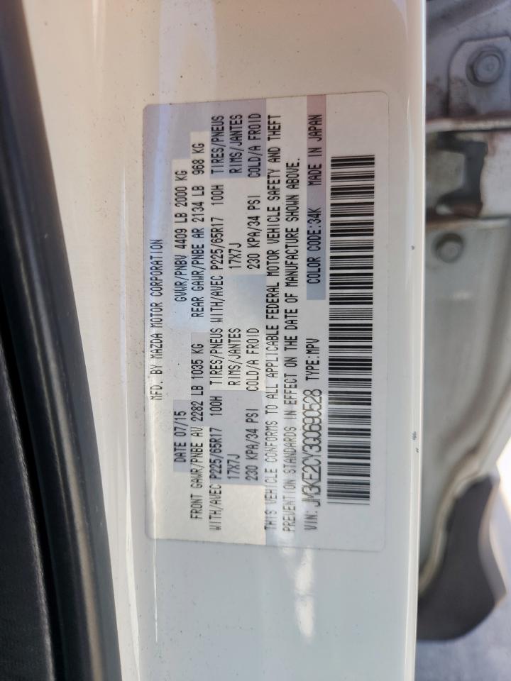 2016 Mazda Cx-5 Touring VIN: JM3KE2CY3G0690528 Lot: 93231965