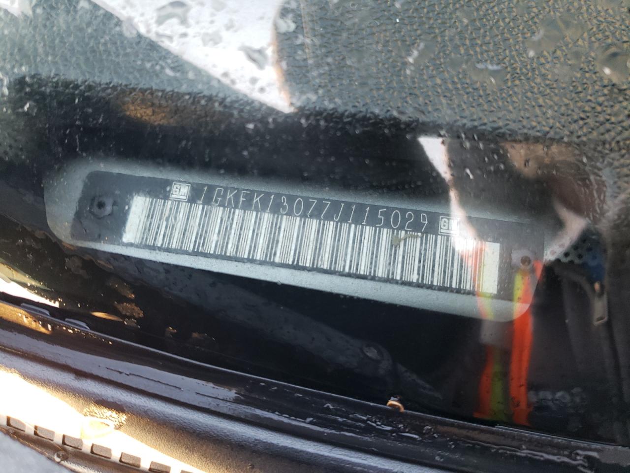 2007 GMC Yukon VIN: 1GKFK13077J115029 Lot: 91372575