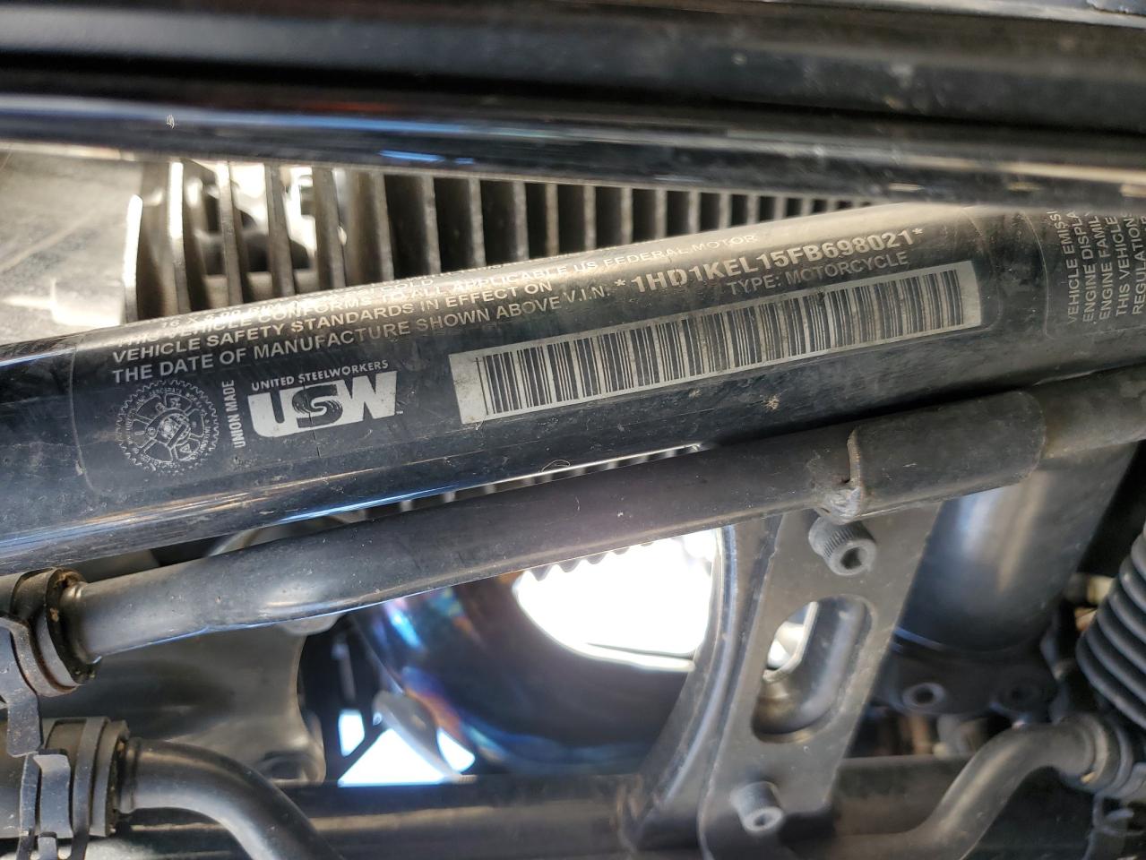 2015 Harley-Davidson Flhtk Ultra Limited VIN: 1HD1KEL15FB698021 Lot: 91078805