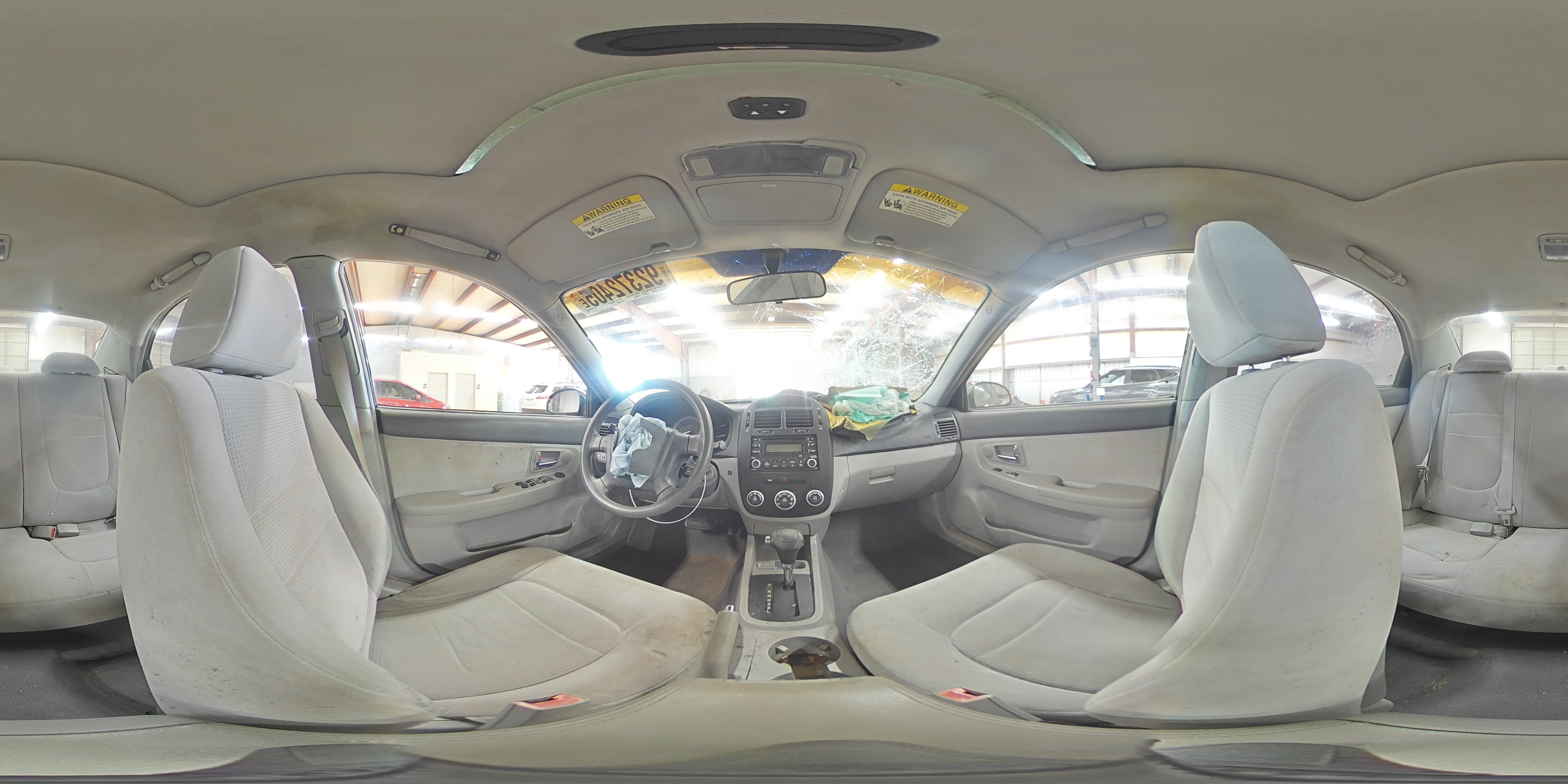 2007 Kia Spectra Ex VIN: KNAFE121X75439675 Lot: 92372405