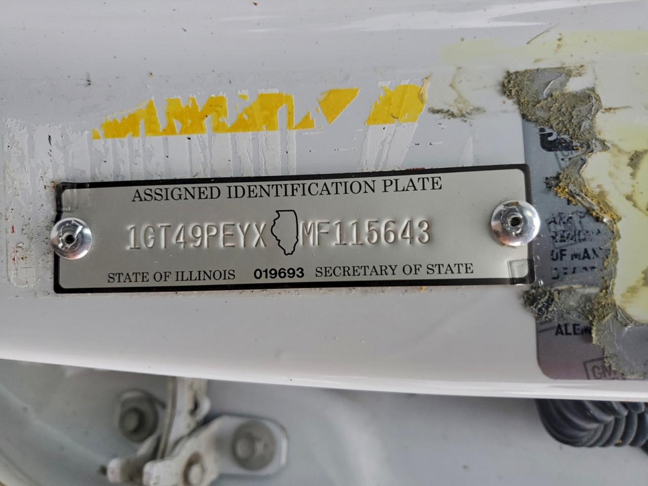 2021 GMC Sierra K2500 At4 VIN: 1GT49PEYXMF115643 Lot: 92095675