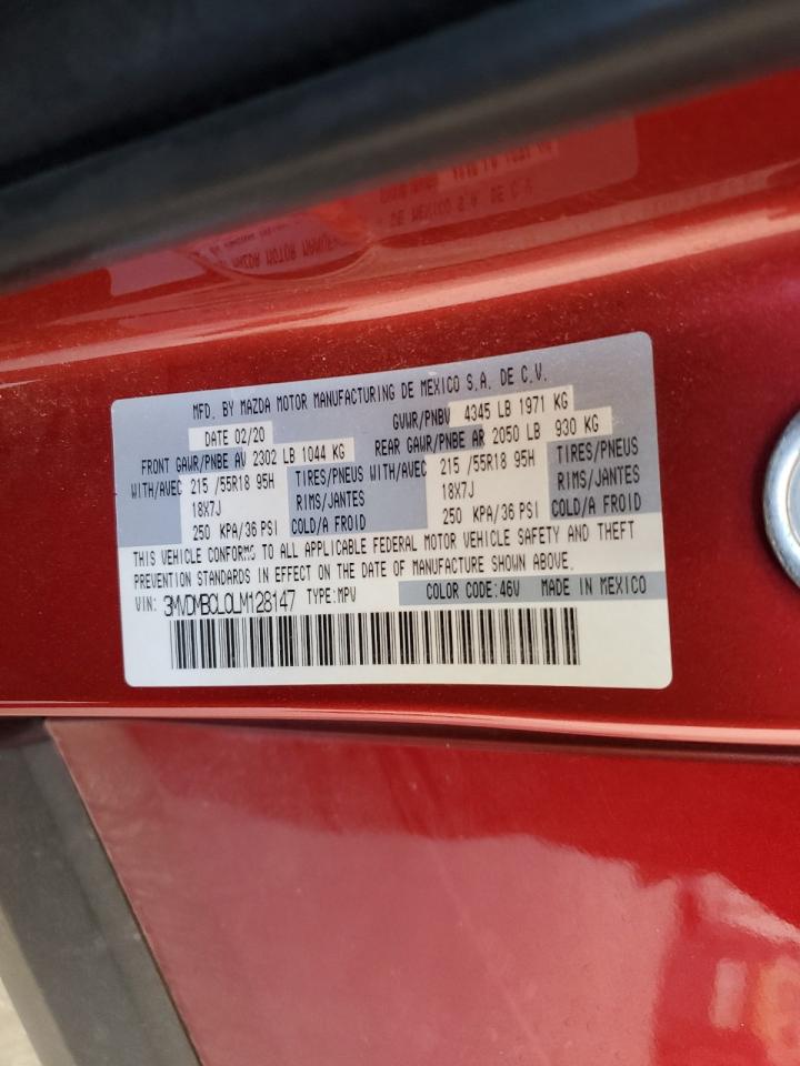 2020 Mazda Cx-30 Select VIN: 3MVDMBCL0LM128147 Lot: 91302375