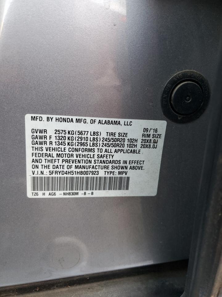 2017 Acura Mdx Technology VIN: 5FRYD4H51HB007923 Lot: 91911815