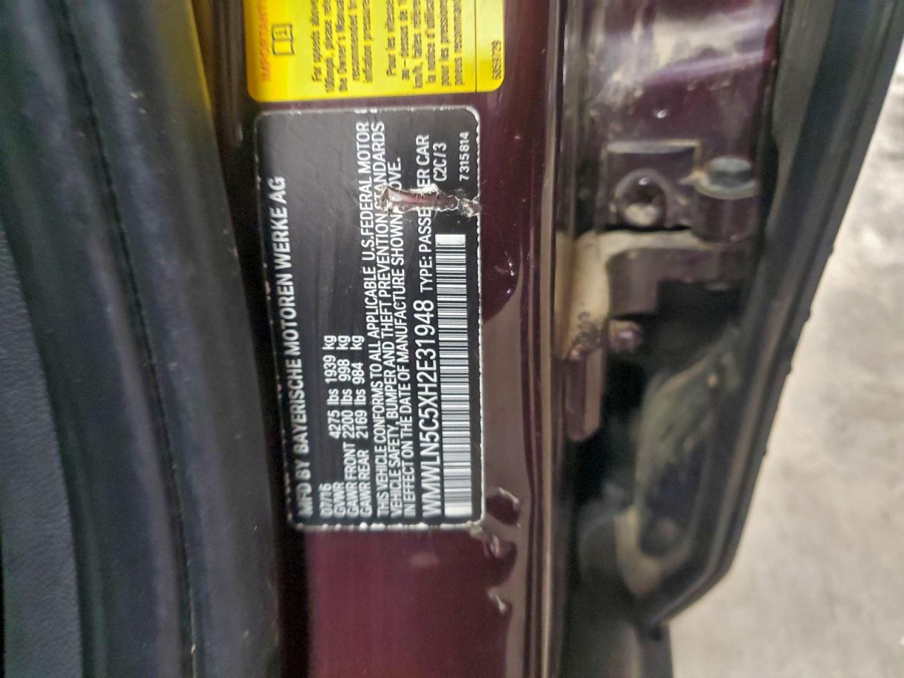 2017 Mini Cooper Clubman VIN: WMWLN5C5XH2E31948 Lot: 94096365