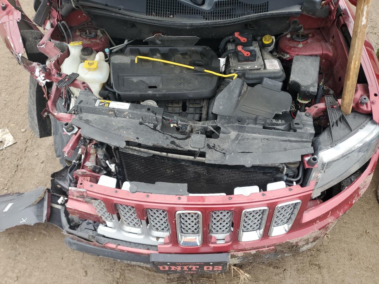 2017 Jeep Compass Latitude VIN: 1C4NJDEB8HD121657 Lot: 92063425