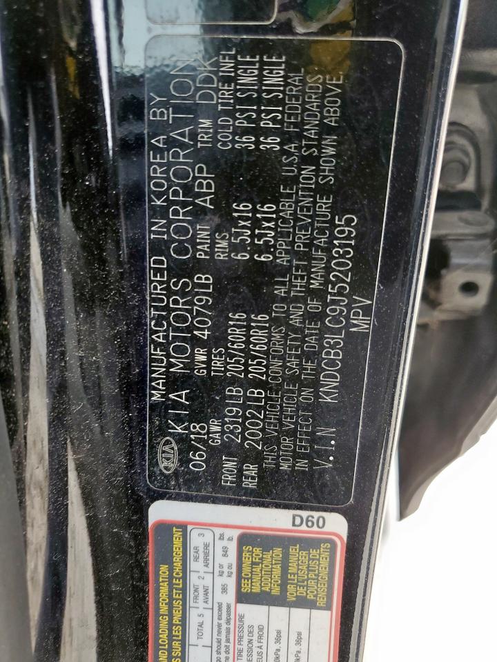 2018 Kia Niro Fe VIN: KNDCB3LC9J5203195 Lot: 93873695