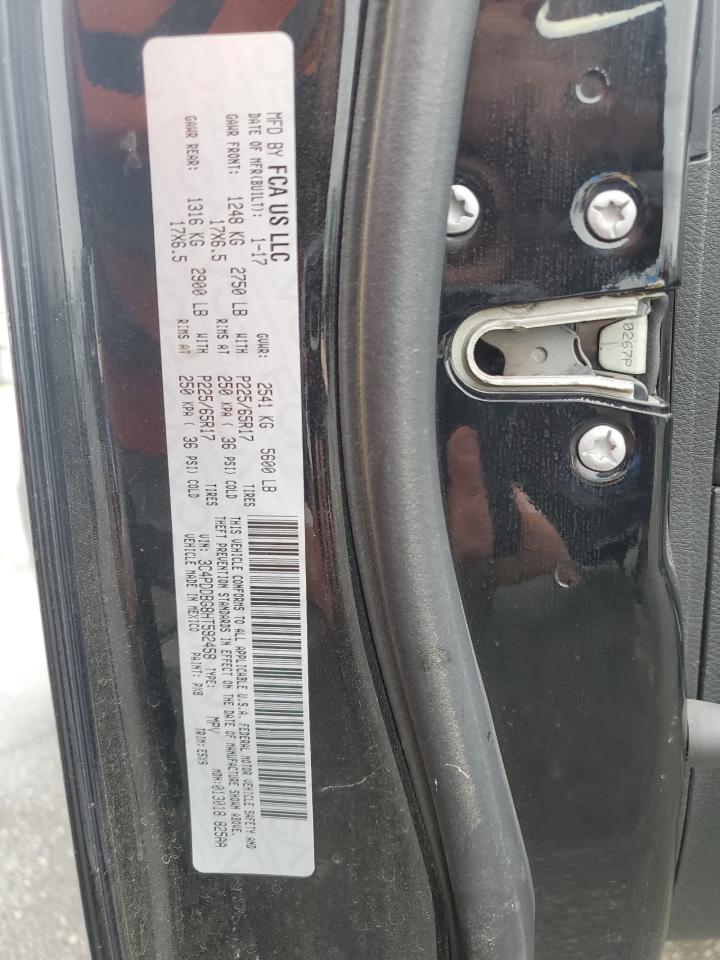 2017 Dodge Journey Sxt VIN: 3C4PDDBG8HT592458 Lot: 91623495