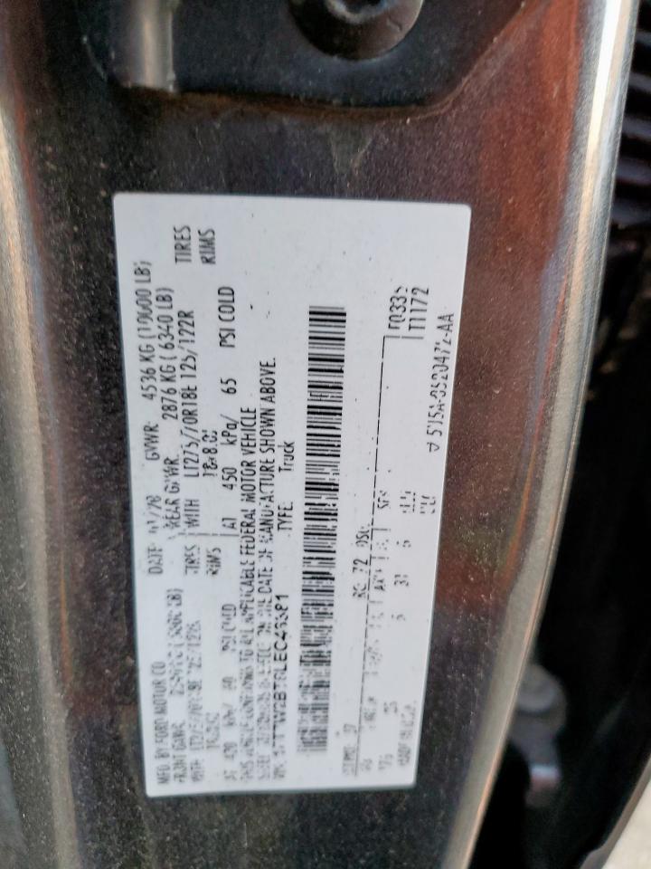 2020 Ford F250 Super Duty VIN: 1FT7W2BT6LEC46381 Lot: 91792615