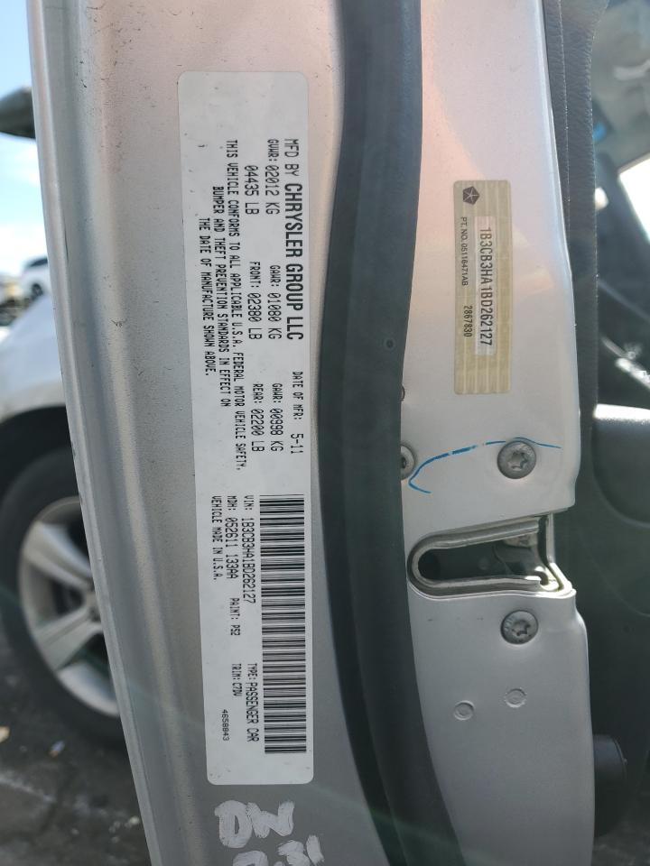 2011 Dodge Caliber Mainstreet VIN: 1B3CB3HA1BD262127 Lot: 91592305