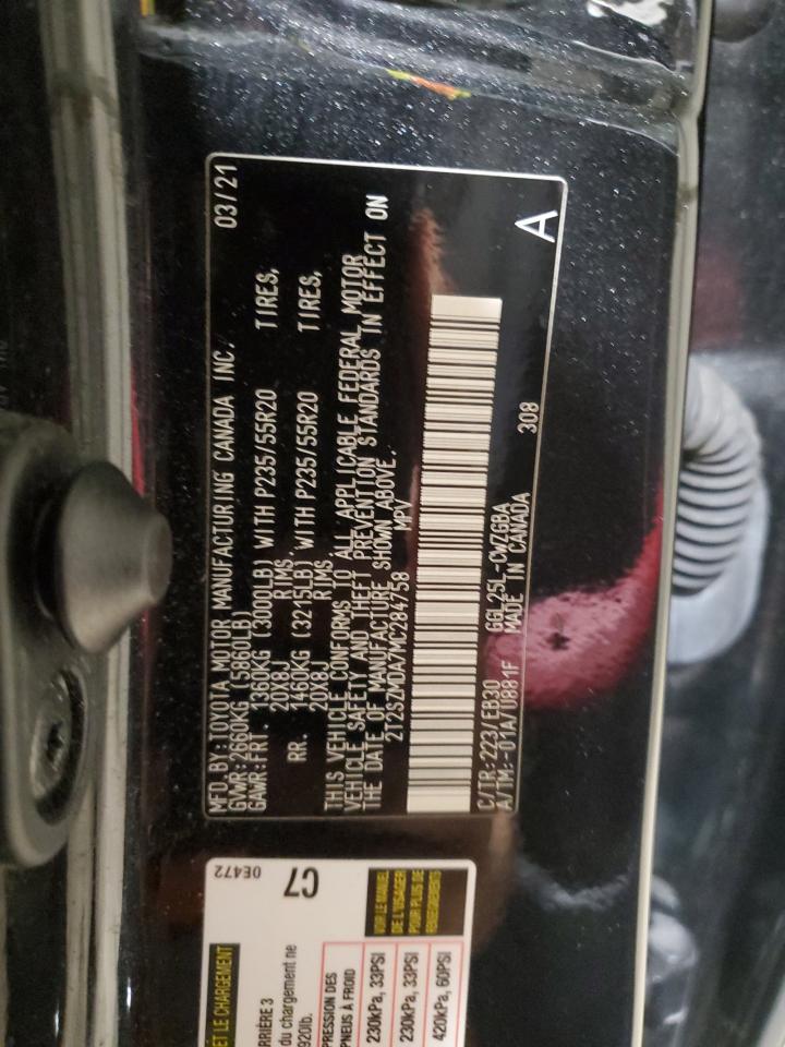 2021 Lexus Rx 350 F Sport VIN: 2T2SZMDA7MC284758 Lot: 93659035