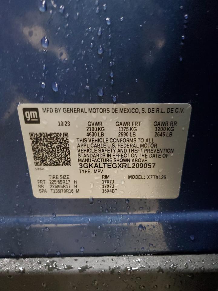 2024 GMC Terrain Sle VIN: 3GKALTEGXRL209057 Lot: 90484465