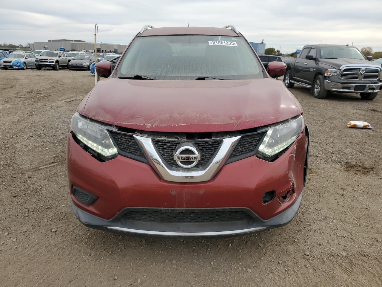 2016 Nissan Rogue S VIN: KNMAT2MV5GP702099 Lot: 91061235