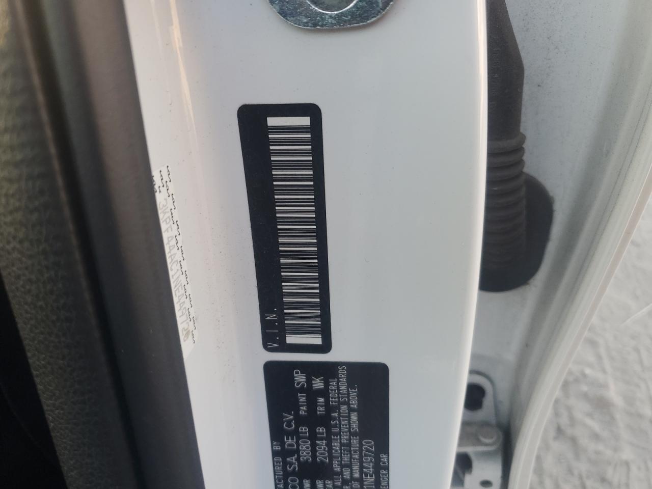 2022 Kia Forte Gt VIN: 3KPF44AC1NE449720 Lot: 92189145