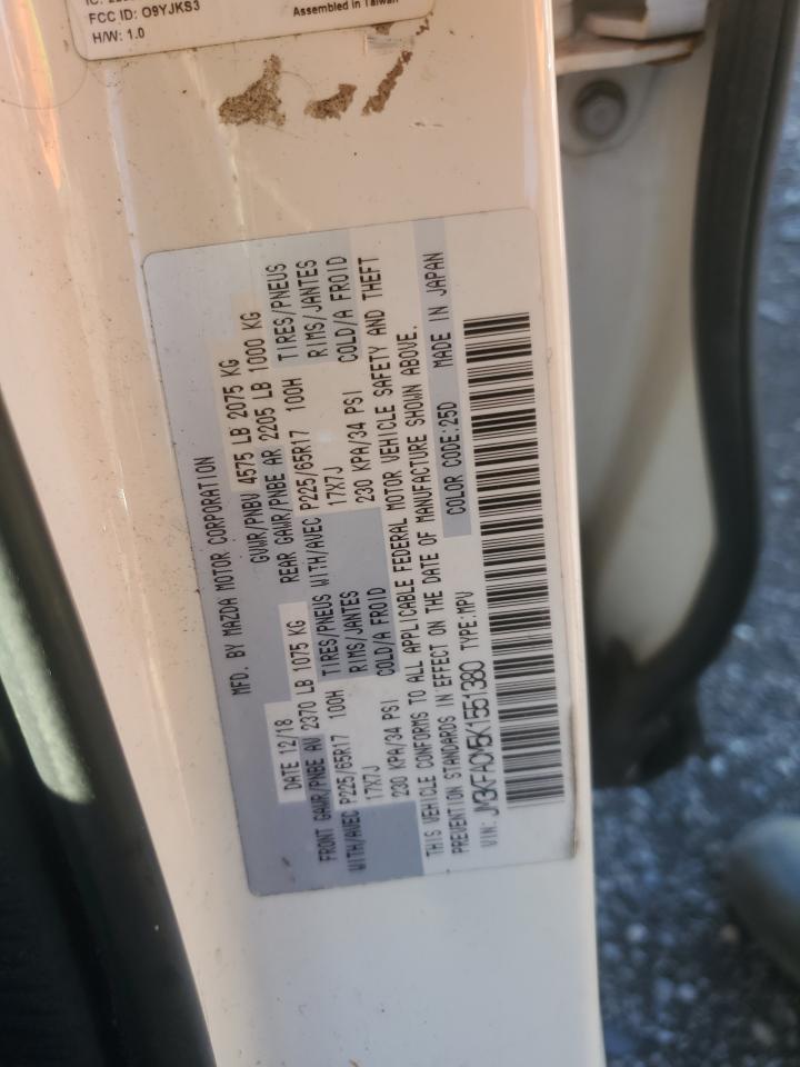 2019 Mazda Cx-5 Touring VIN: JM3KFACM5K1551380 Lot: 91677785