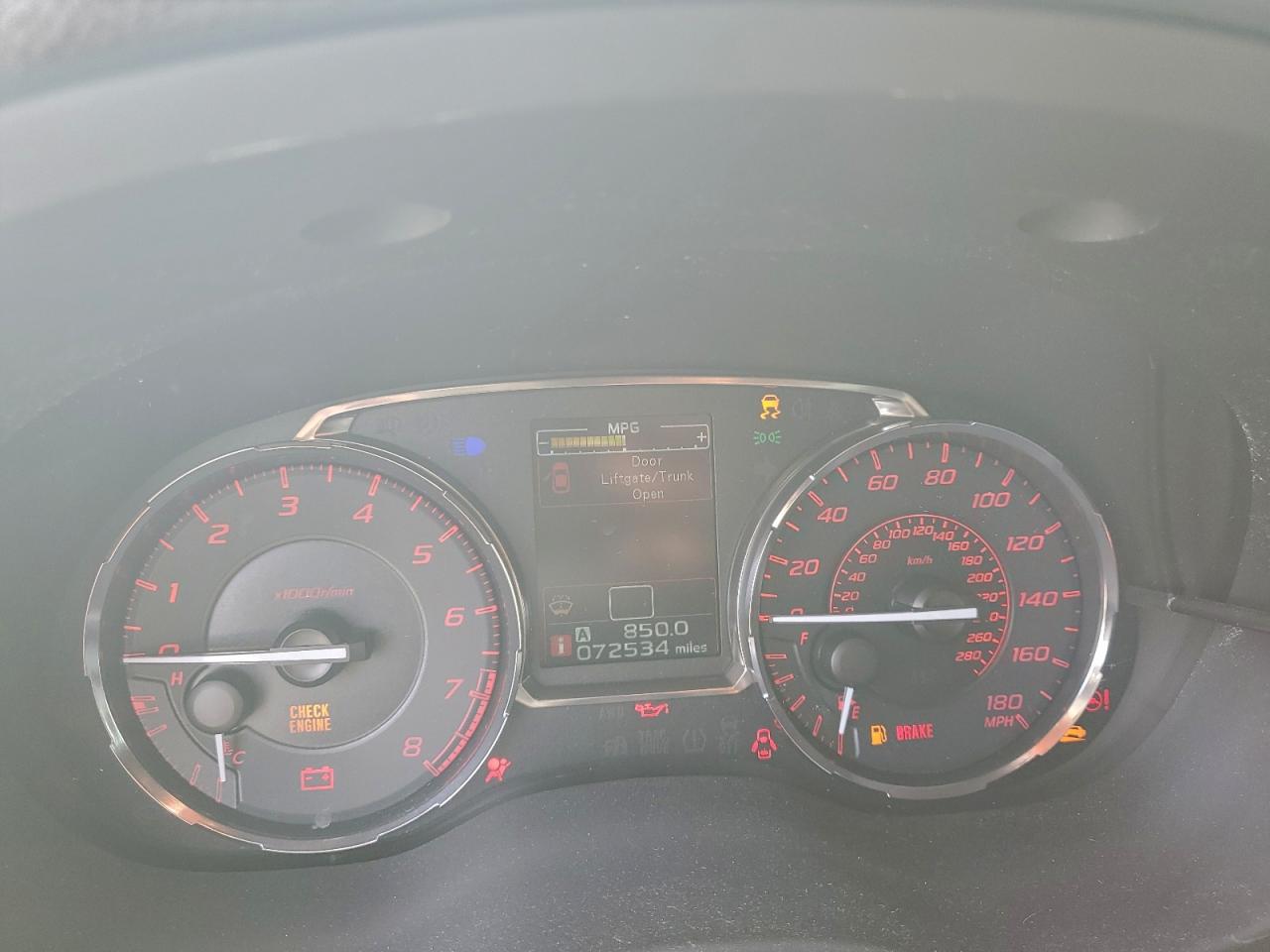 2015 Subaru Wrx VIN: JF1VA1A68F9835592 Lot: 93920625