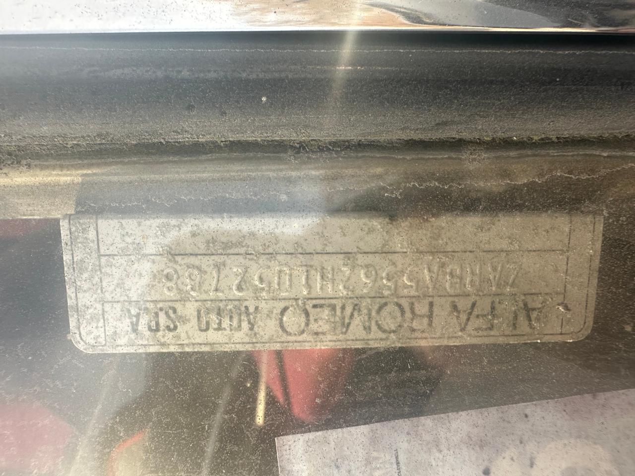 1987 Alfa Romeo Spider Quadrifoglio VIN: ZARBA5562H1052788 Lot: 85068625