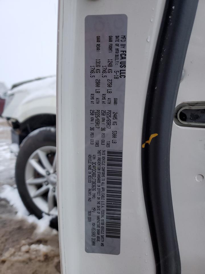 2018 Dodge Journey Se VIN: 3C4PDCAB2JT383626 Lot: 92372645