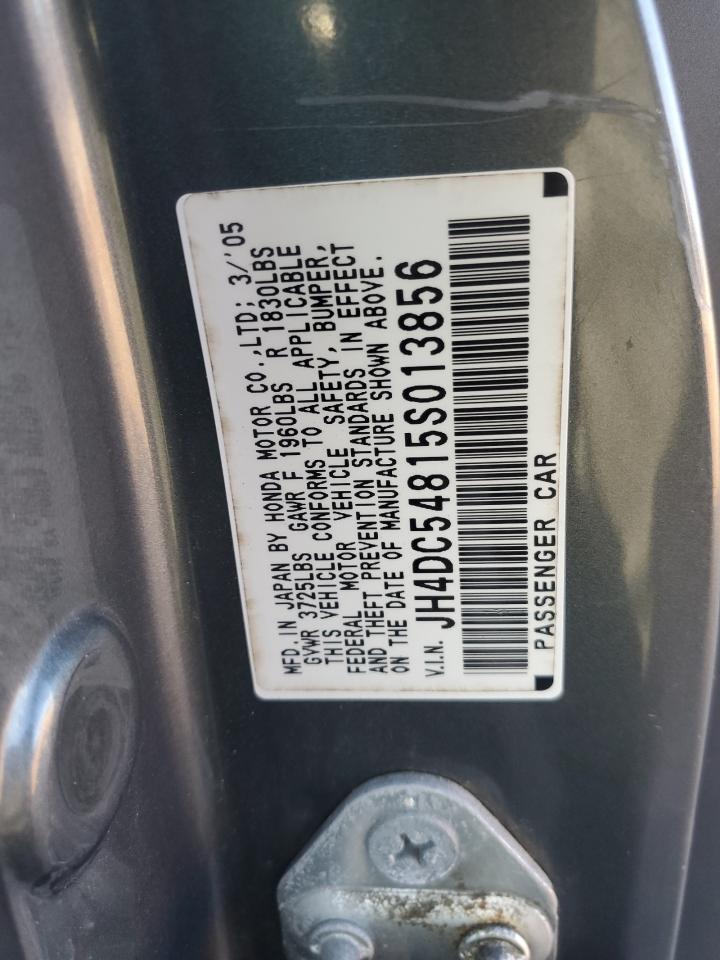 2005 Acura Rsx VIN: JH4DC54815S013856 Lot: 91006755