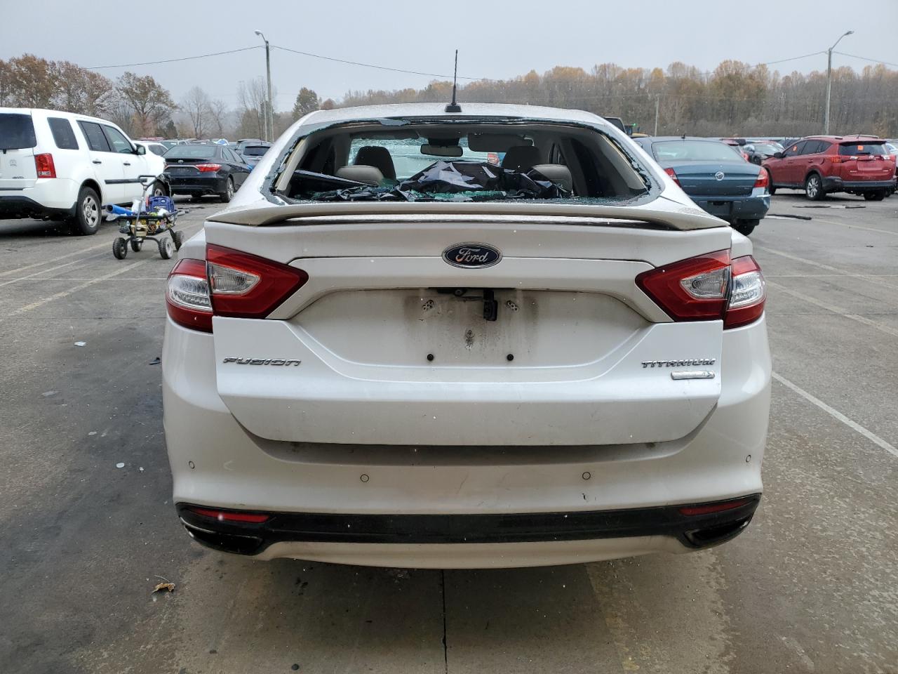 2016 Ford Fusion Titanium VIN: 3FA6P0K94GR305390 Lot: 91892605