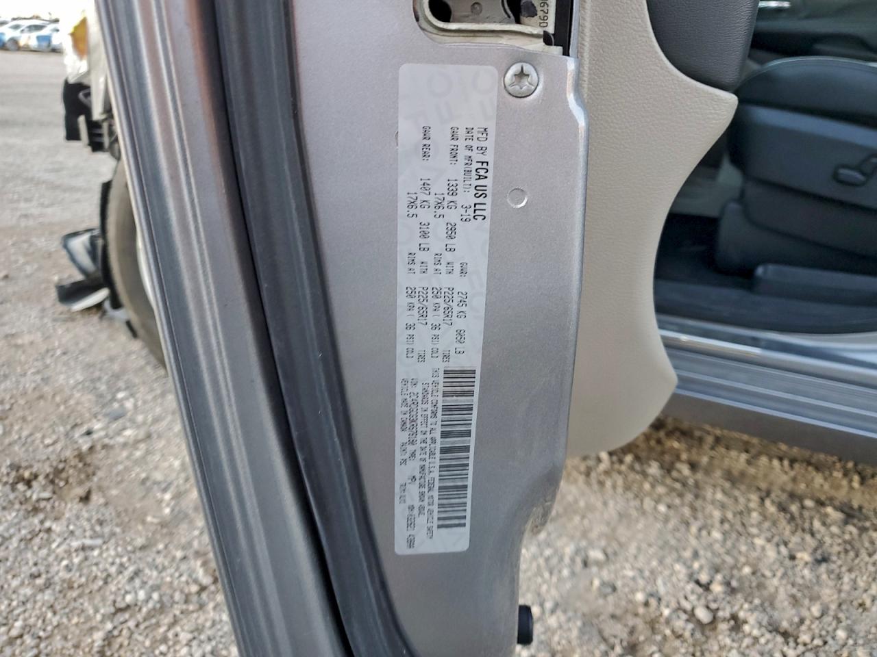 2019 Dodge Grand Caravan Sxt VIN: 2C4RDGCG3KR676190 Lot: 94147615