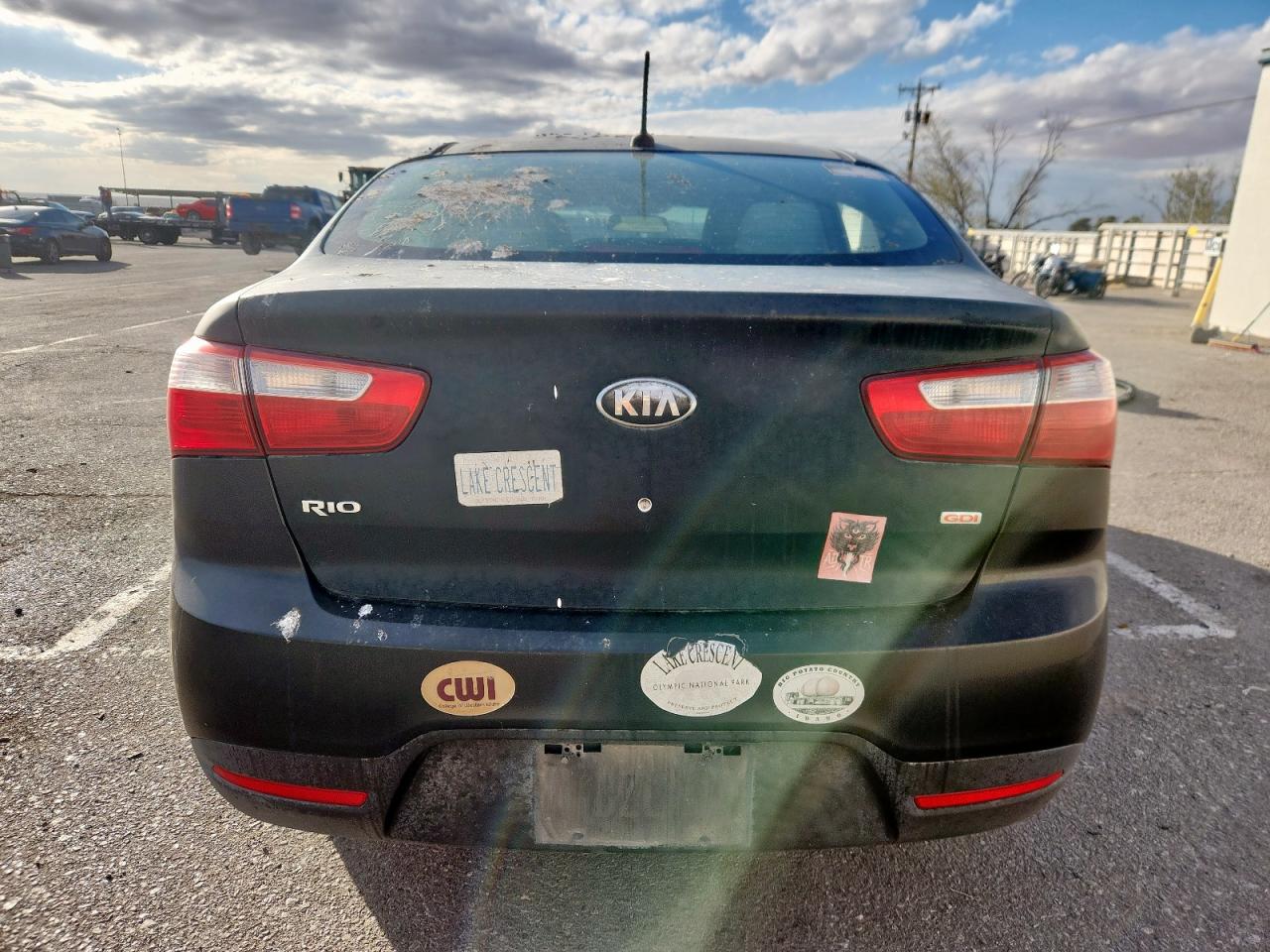 2013 Kia Rio Lx VIN: KNADM4A38D6176817 Lot: 93512755