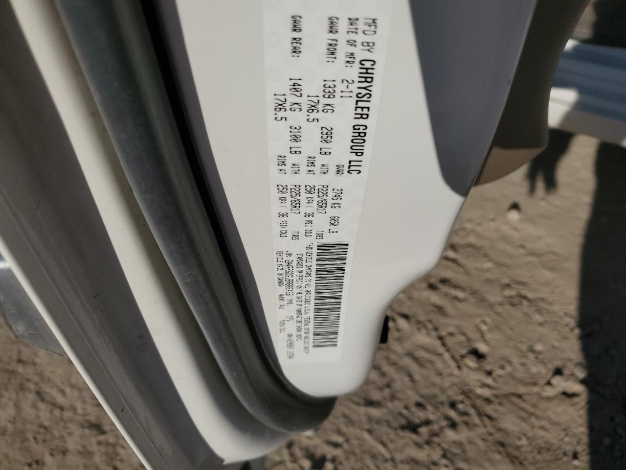 2011 Chrysler Town & Country Limited VIN: 2A4RR6DG1BR666438 Lot: 91847525