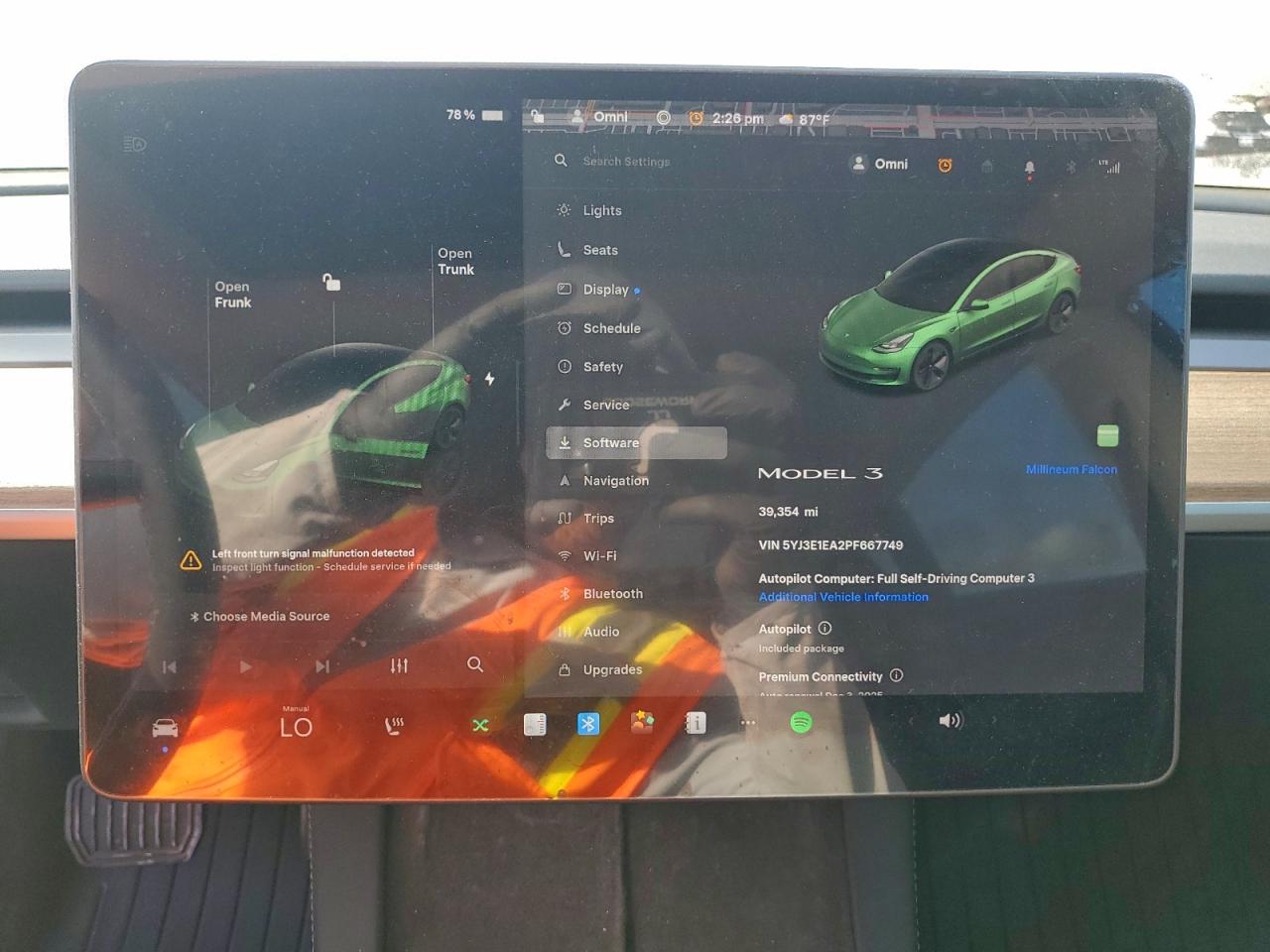 2023 Tesla Model 3 VIN: 5YJ3E1EA2PF667749 Lot: 93208905