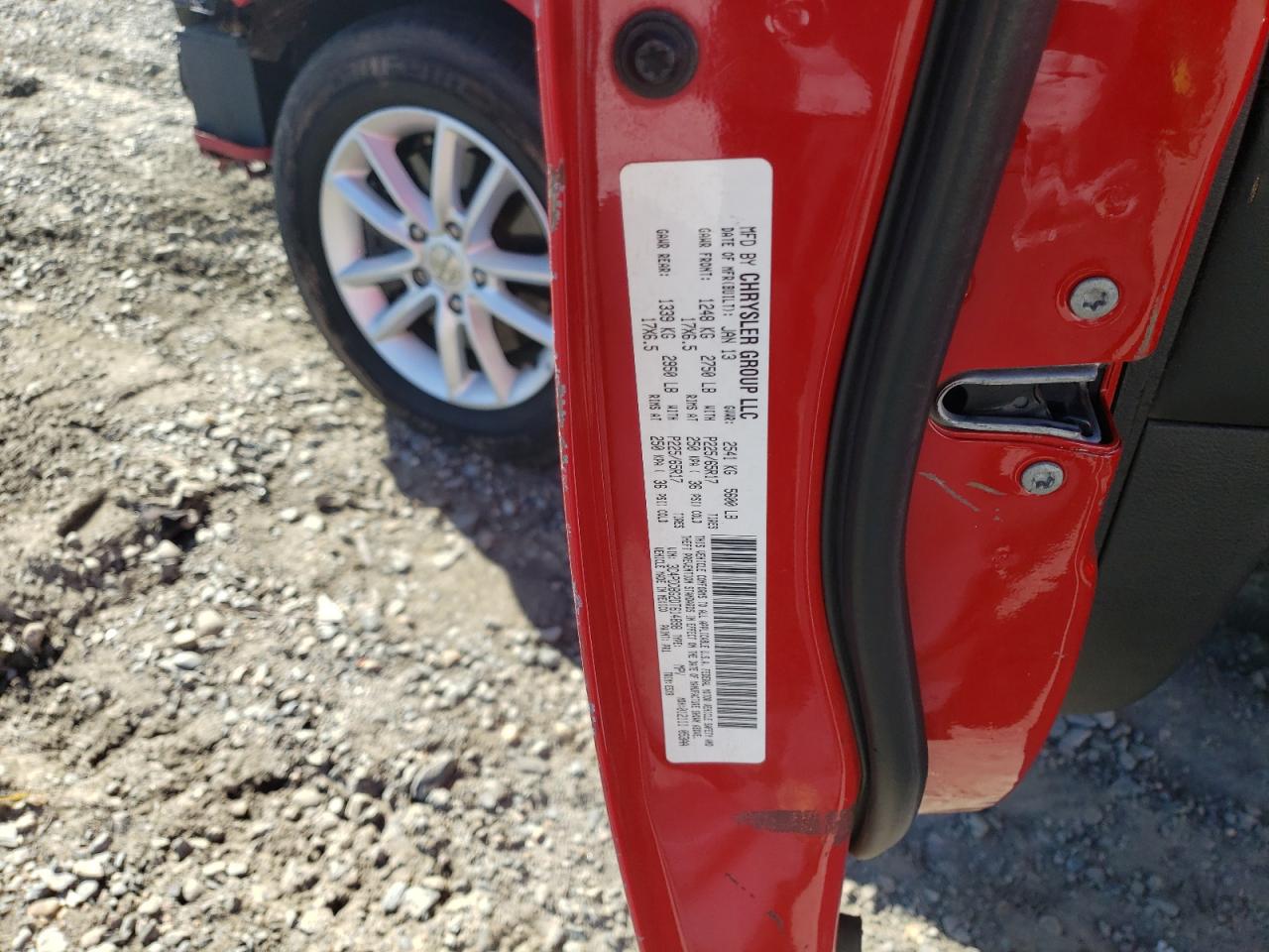 2013 Dodge Journey Sxt VIN: 3C4PDDBG2DT614898 Lot: 92079965